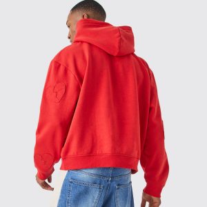 Oversized Ghost Band License Printed Hoodie