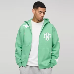 Tall Oversized Boxy Acid Wash Hoodie