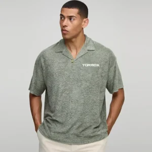 Oversized Short Sleeve Bonded Scuba Polo