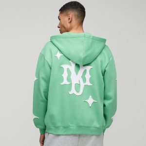 Tall Oversized Boxy Acid Wash Hoodie