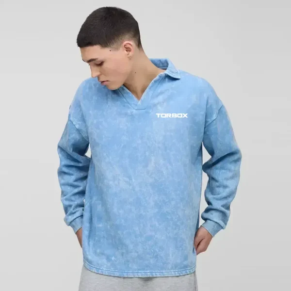 Slim Panelled Zip Neck Interlock Polo