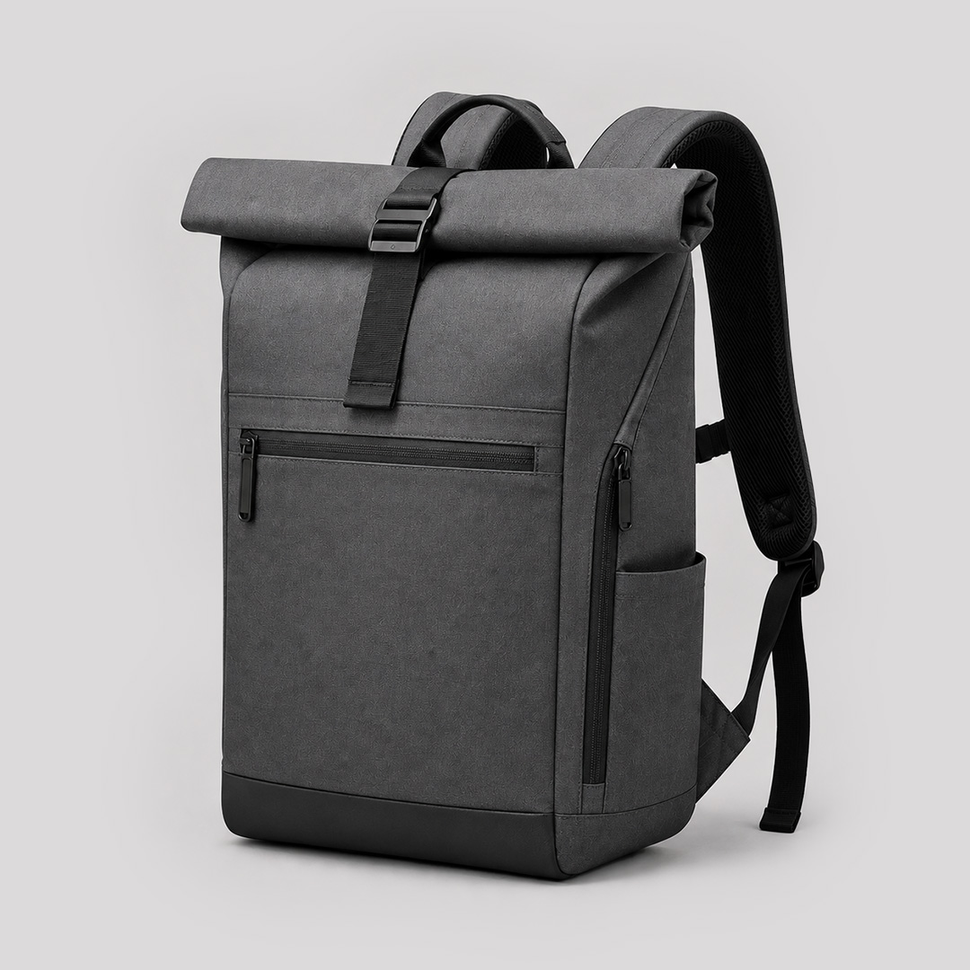 Modern-Roll-Top-Laptop-Backpack Modern Roll Top Laptop Backpack Manufacturer